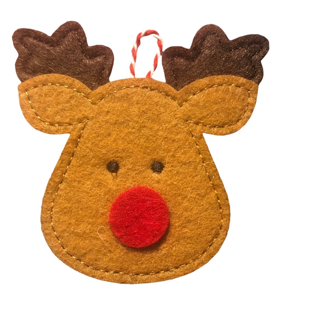 Felt Reindeer Ornament